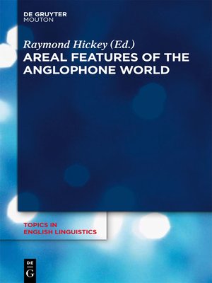 cover image of Areal Features of the Anglophone World